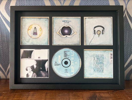 Leftfield  | Leftism | Retro Mounted CD Wall Display | Frame Not Included |