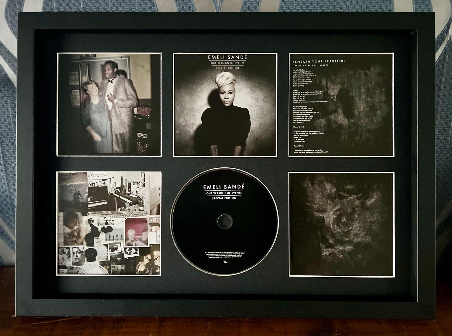 Emeli Sande | Our Version Of Events  | Retro Mounted CD Wall Display | Frame Not Included |
