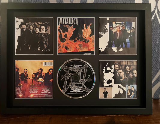 Metallica | Load | Retro Mounted CD Wall Display | Frame Not Included |