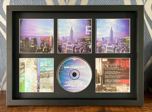 Oasis | Standing On The Shoulder Of Giants | Retro Mounted CD Wall Display | Frame Not Included |