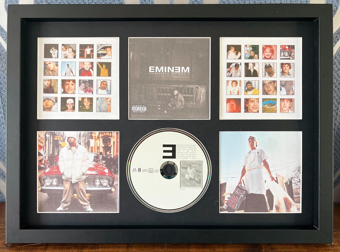 Eminem | The Marshall Mathers LP | Retro Mounted CD Wall Display | Frame Not Included |