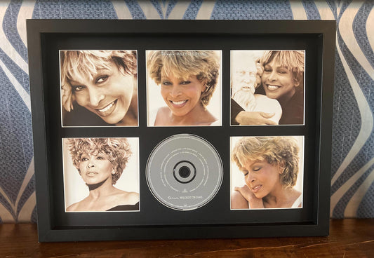 Tina Turner | Wildest Dreams | Retro Mounted CD Wall Display | Frame Not Included |