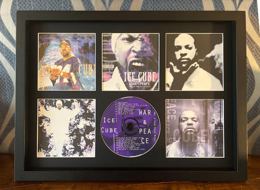 Ice Cube | War & Peace Vol 2 The Peace Disc |  Retro Mounted CD Wall Display | Frame Not Included |