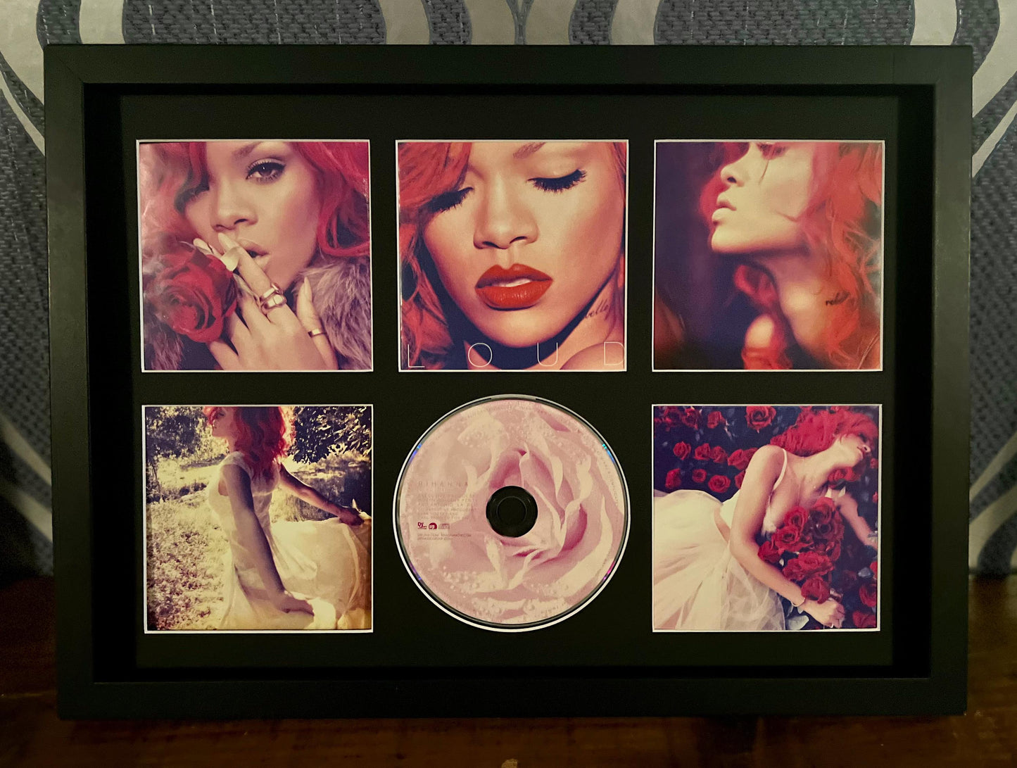 Rihanna | Loud | Retro Mounted CD Wall Display | Frame Not Included |