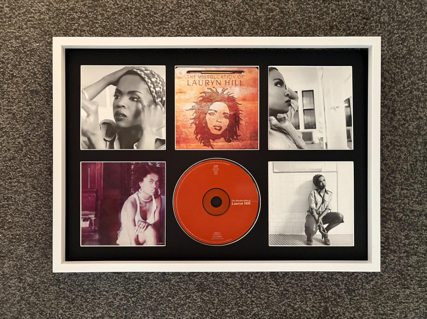 Lauryn Hill | The Miseducation Of Lauryn Hill | Retro Mounted CD Wall Display | Frame Not Included |