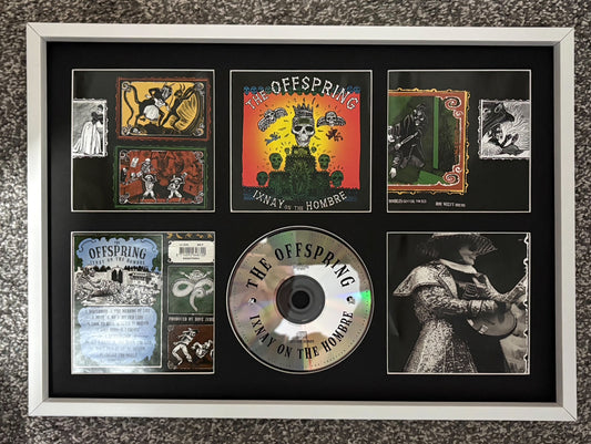 The Offspring | Ixnay On The Hombre | Retro Mounted CD Wall Display | Frame Not Included |