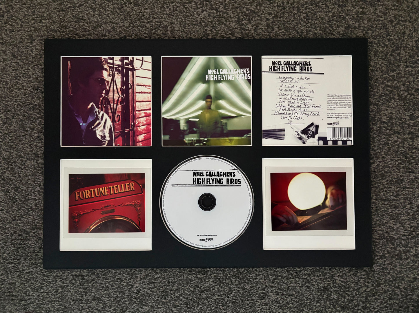 Noel Gallaghers High Flying Birds | Noel Gallaghers High Flying Birds | Retro Mounted CD Wall Display | Frame Not Included |