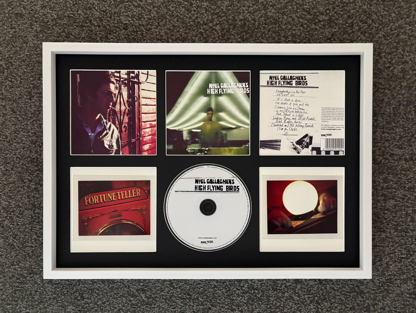Noel Gallaghers High Flying Birds | Noel Gallaghers High Flying Birds | Retro Mounted CD Wall Display | Frame Not Included |